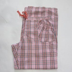 Victoria's Secret Pink/Black/White PJ Pants Size L